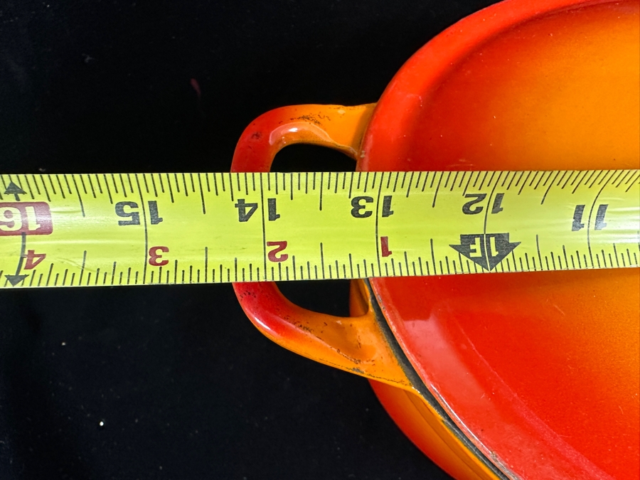 Descoware Belgium Cast Iron Oval Enamel Roaster 14.25'W [Photo 8]