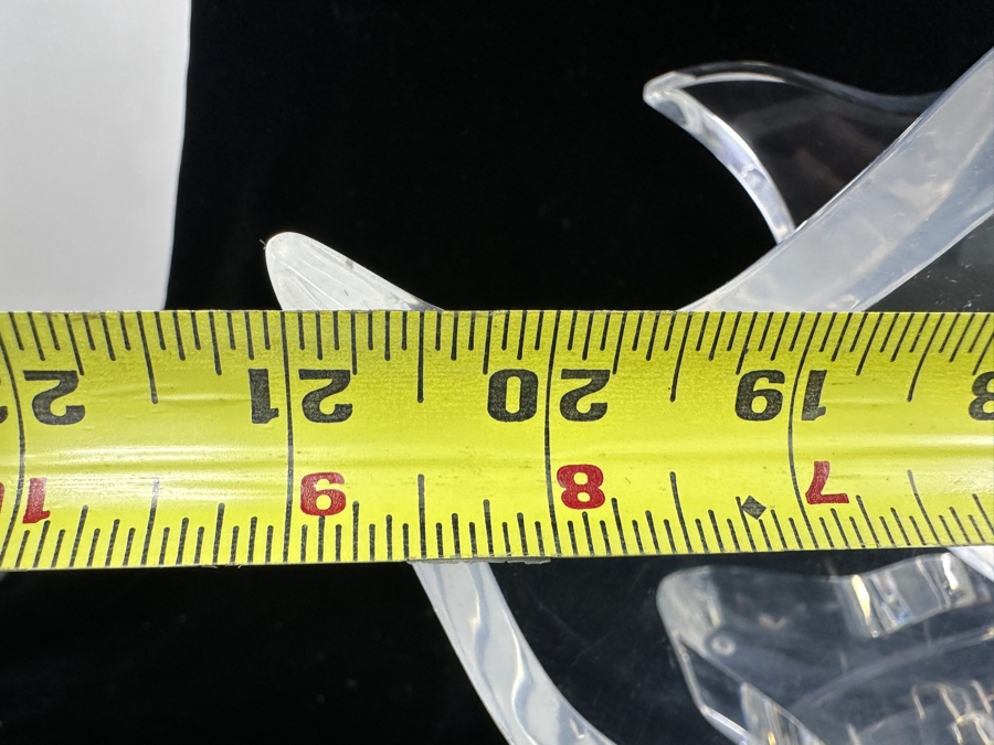 Vintage Lucite Pair Of Swans Sculpture Signed Norman 21W X 11D X 22.5H [Photo 7]