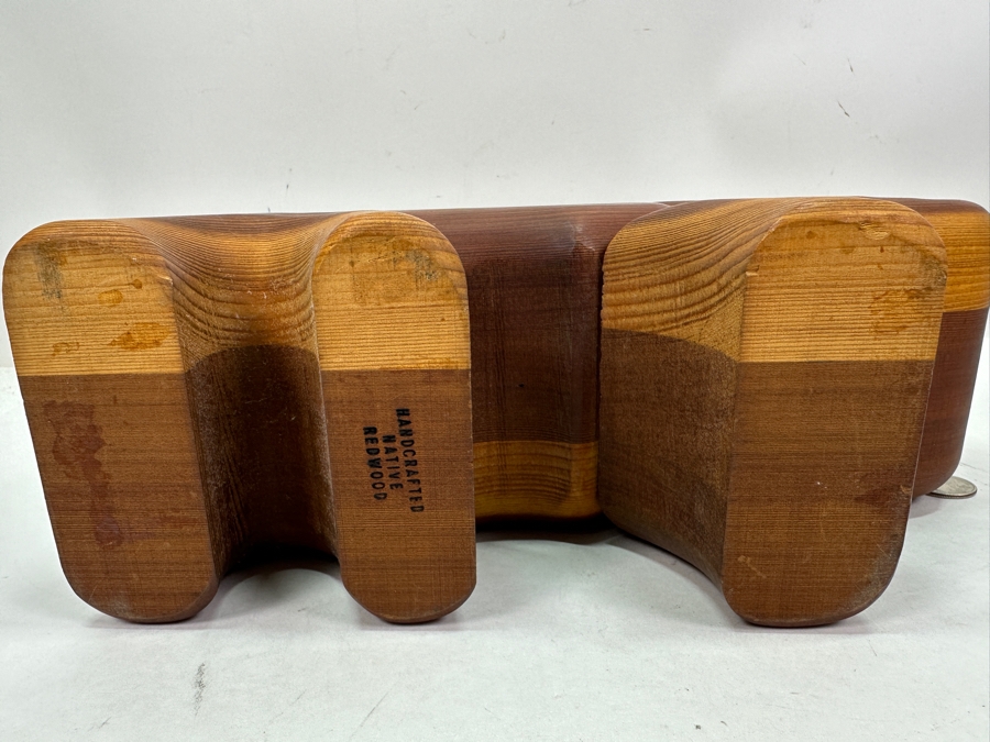 Handcrafted Native Redwood Elephant Box [Photo 7]