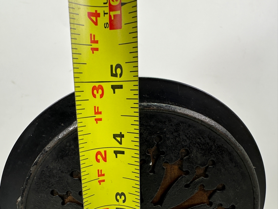 Vintage French Slate And Marble Mantle Clock With Mercury Pendulum - Heavy - Needs Servicing 12.25W X 5D X 15H [Photo 15]