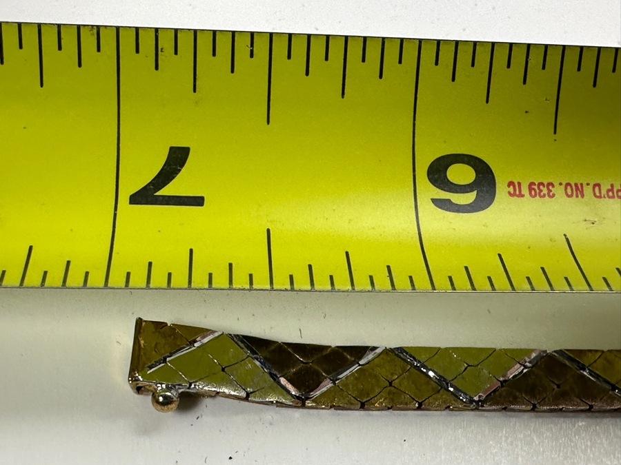 Italian Sterling Silver 7' Bracelet By L'Orafo 10.3g [Photo 8]