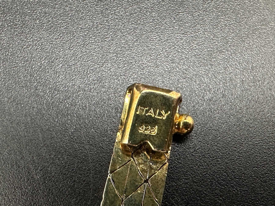 Italian Sterling Silver 7' Bracelet By L'Orafo 10.3g [Photo 7]