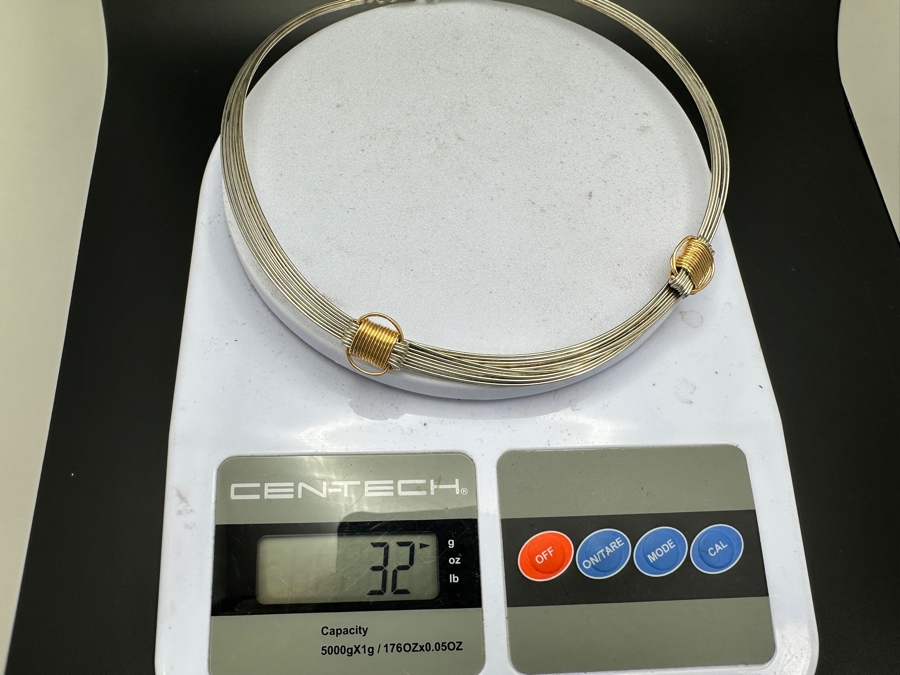 Sterling Silver Necklace 32g [Photo 4]