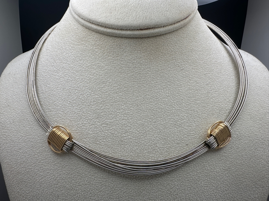 Sterling Silver Necklace 32g [Photo 2]