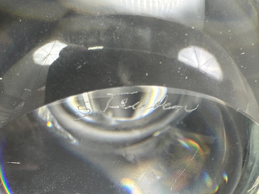 Vintage MCM Steuben Glass Signed Liberty Flying Eagle Designed By James Houston In 1964 12 X 7 Retails $1,400 [Photo 11]