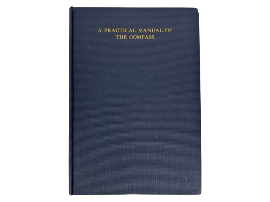 Antique 1921 Book Published By The United States Naval Institute A Practical Manual Of The Compass [Photo 1]
