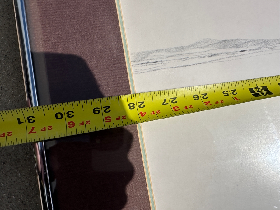 Guillermo (GMO) Acevedo (1920-1988, Peruvian/American) Artist Proof Print On Paper Titled 'El Queve' 28 X 22 Framed 34 X 28 Glass Has A Crack In One Corner [Photo 7]