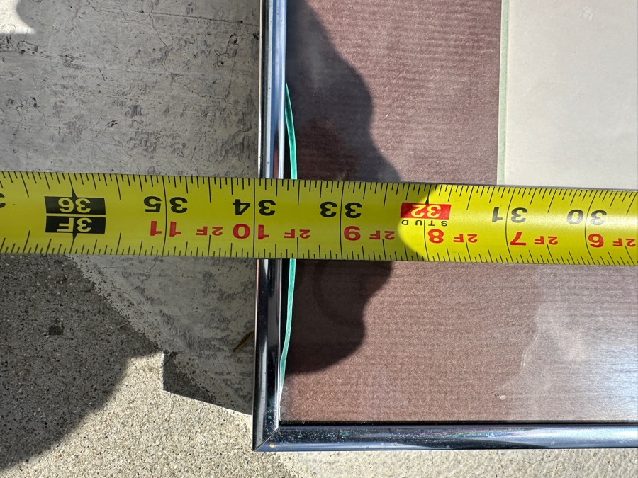 Guillermo (GMO) Acevedo (1920-1988, Peruvian/American) Artist Proof Print On Paper Titled 'El Queve' 28 X 22 Framed 34 X 28 Glass Has A Crack In One Corner [Photo 9]