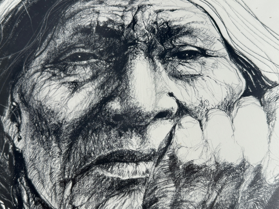 Guillermo (GMO) Acevedo (1920-1988, Peruvian/American) Artist Proof Print On Paper Titled 'El Bracelete' 28 X 22 Framed 34 X 28 [Photo 8]