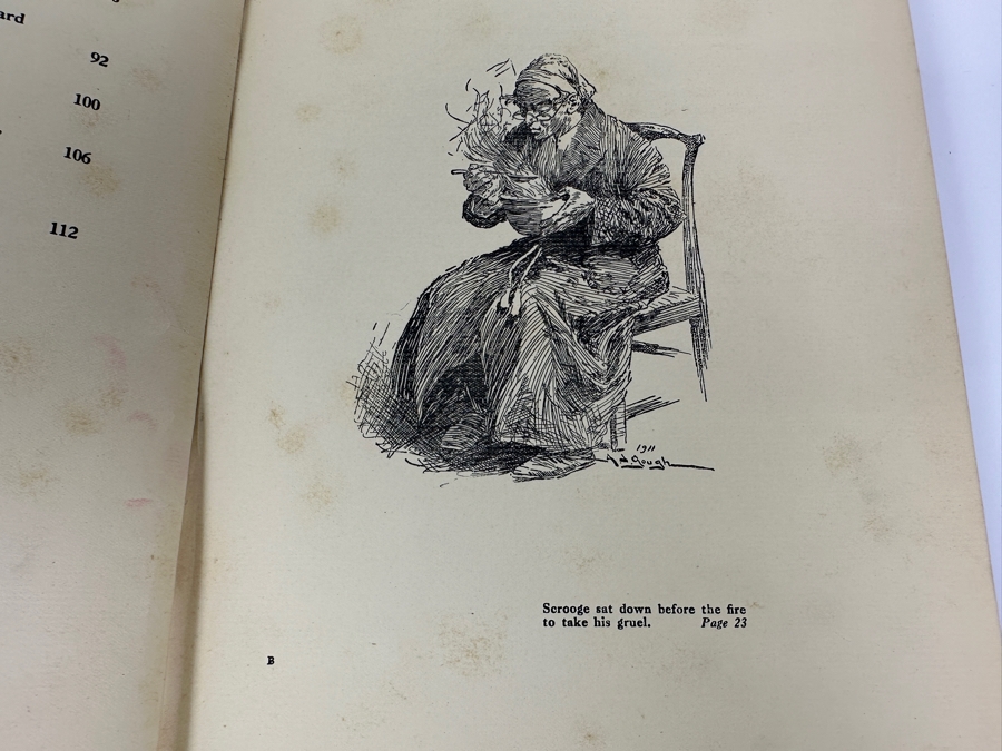A Christmas Carol By Charles Dickens With Illustrations By A. C. Michael Published By Hodder And Stoughton Printed In The City Of London At The Edinburgh Press [Photo 6]