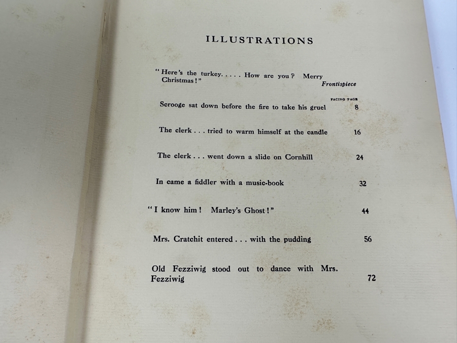 A Christmas Carol By Charles Dickens With Illustrations By A. C. Michael Published By Hodder And Stoughton Printed In The City Of London At The Edinburgh Press [Photo 5]