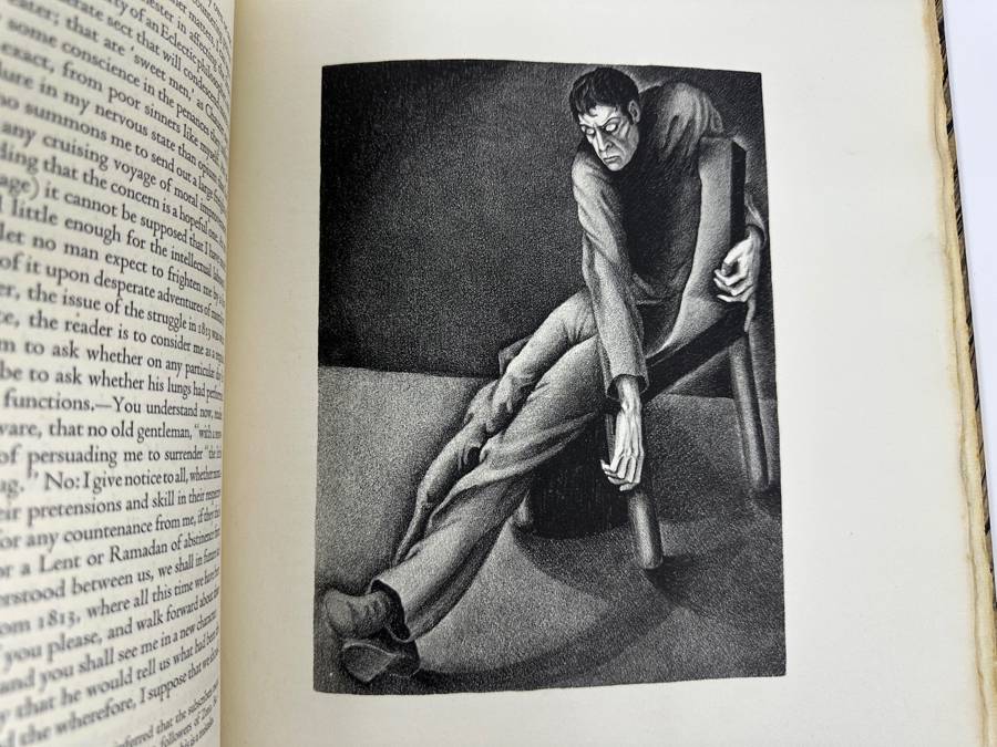 Vintage 1930 Limited Edition Hardcover Book Confessions Of An English Opium-Eater By Thomas De Quincey Printed For The Limited Editions Club At The Shakespeare Head Press Signed By Illustrator Zhenya Gay (1906-1978) And B. H. Newdigate [Photo 10]