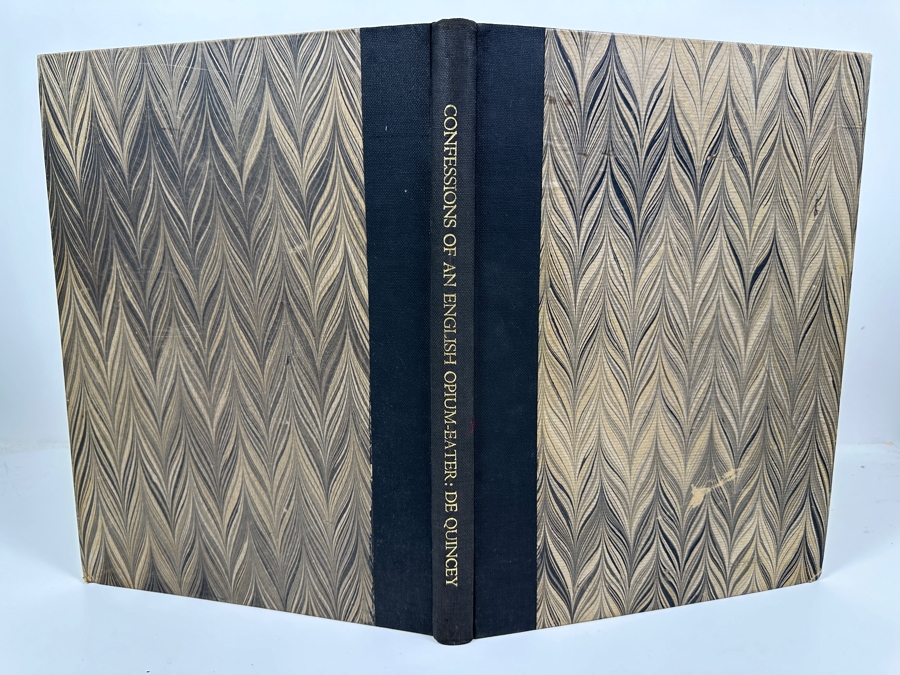 Vintage 1930 Limited Edition Hardcover Book Confessions Of An English Opium-Eater By Thomas De Quincey Printed For The Limited Editions Club At The Shakespeare Head Press Signed By Illustrator Zhenya Gay (1906-1978) And B. H. Newdigate [Photo 2]