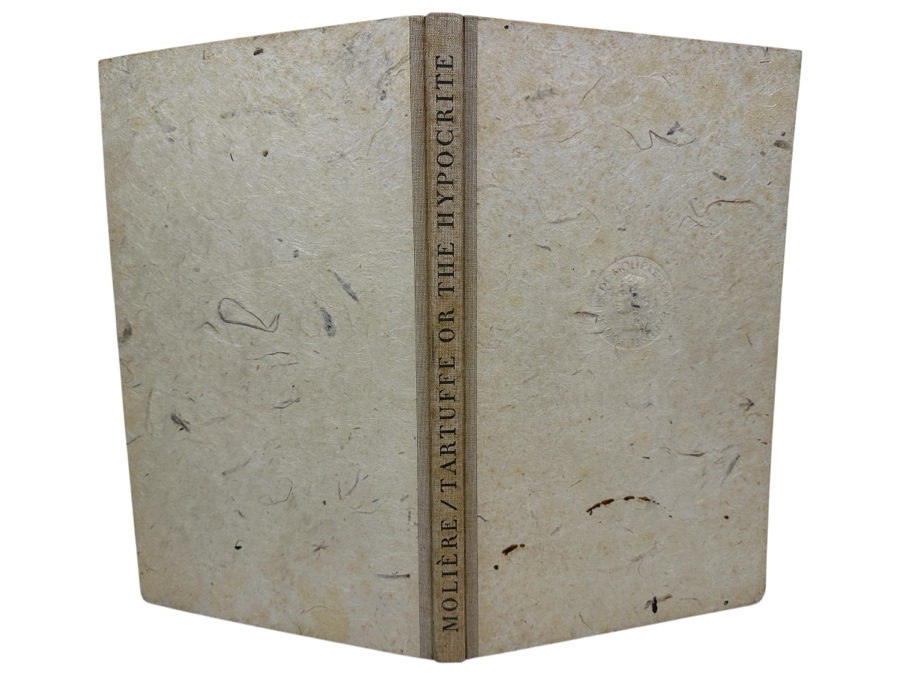Vintage 1930 Limited Edition Hardcover Book Tartuffe Or The Hypocrite By Moliere Illustrations By Hugo Steiner-Prag (1880-1945) Signed By Hugo Steiner-Prag [Photo 3]