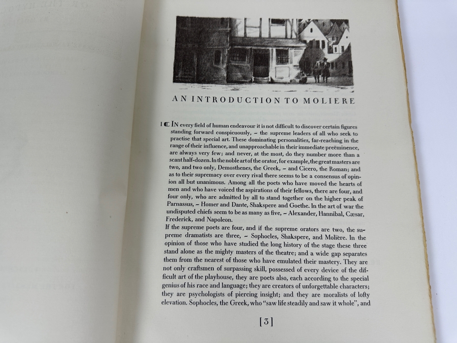 Vintage 1930 Limited Edition Hardcover Book Tartuffe Or The Hypocrite By Moliere Illustrations By Hugo Steiner-Prag (1880-1945) Signed By Hugo Steiner-Prag [Photo 10]