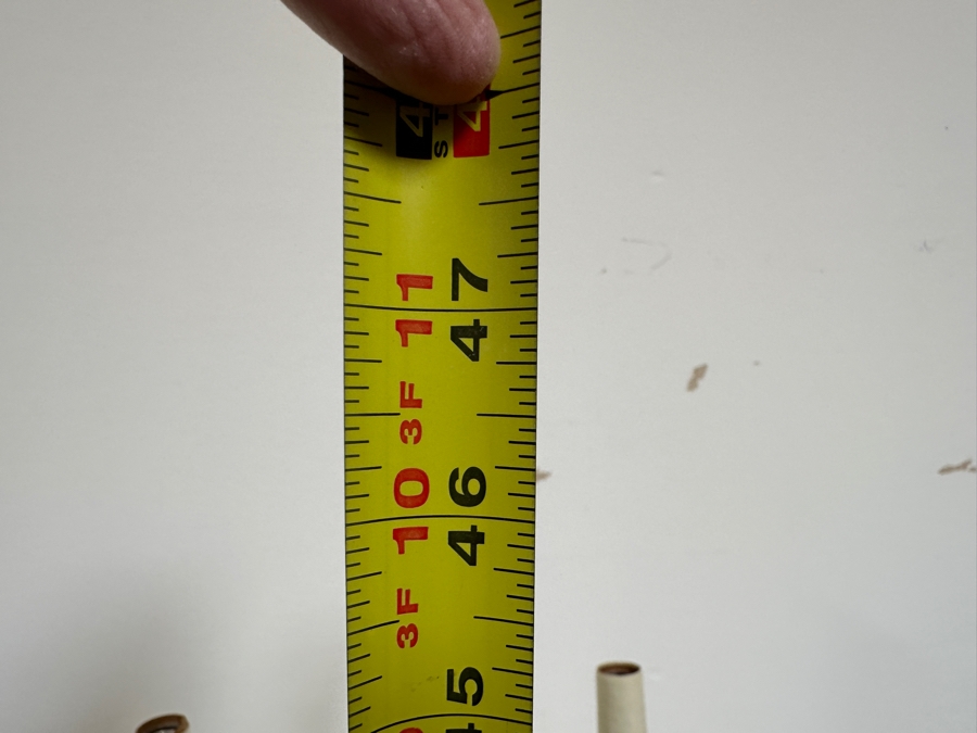 Vintage French Gilt Wooden And Metal Candelabra Converted To A Lamp - Needs Rewiring 48'H [Photo 14]