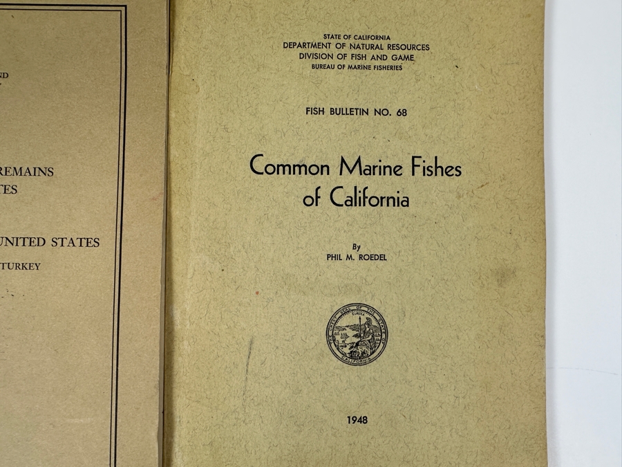 Collection Of Antique / Vintage Paperback Books On Southern California Birds, Mammals, Reptiles, Animals, Marine Fish, Kelp Beds [Photo 5]