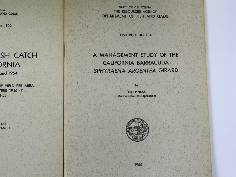Collection Of Antique / Vintage Paperback Books On Southern California Birds, Mammals, Reptiles, Animals, Marine Fish, Kelp Beds [Photo 6]