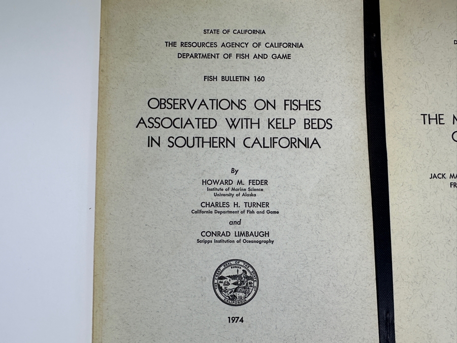 Collection Of Antique / Vintage Paperback Books On Southern California Birds, Mammals, Reptiles, Animals, Marine Fish, Kelp Beds [Photo 8]