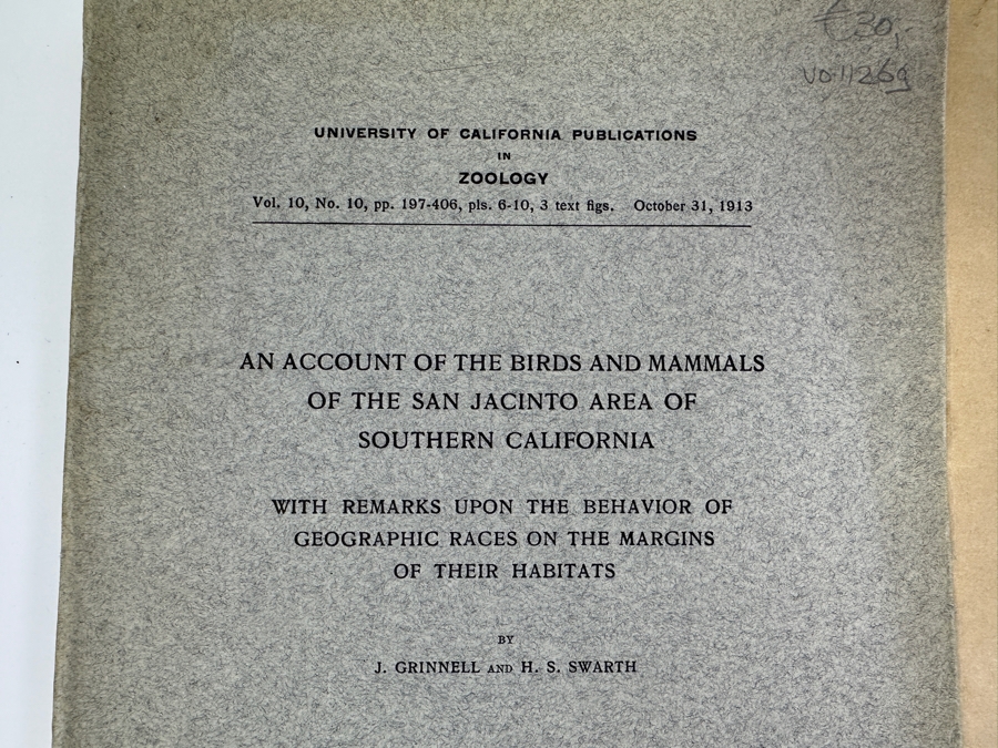 Collection Of Antique / Vintage Paperback Books On Southern California Birds, Mammals, Reptiles, Animals, Marine Fish, Kelp Beds [Photo 3]