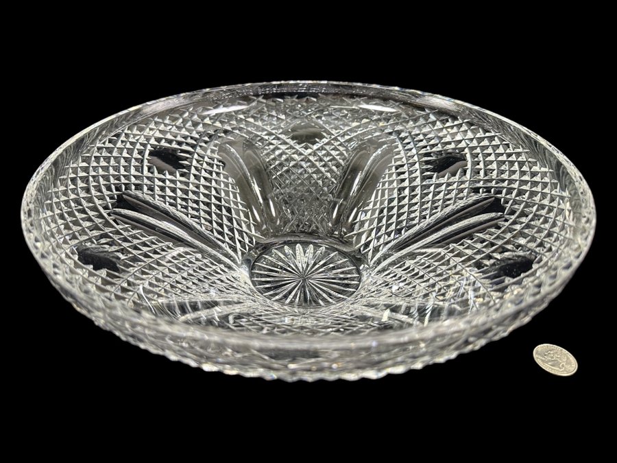 Waterford Crystal Lismore Diamond Centerpiece Bowl 12'W x 4.25'H [Photo 1]