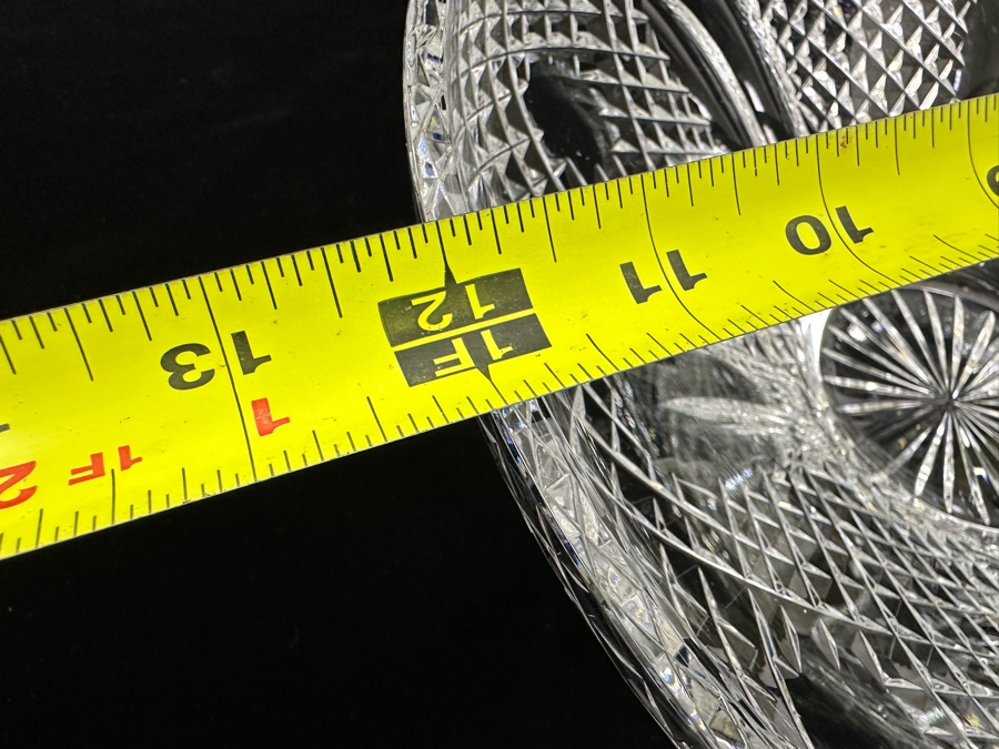 Waterford Crystal Lismore Diamond Centerpiece Bowl 12'W x 4.25'H [Photo 7]