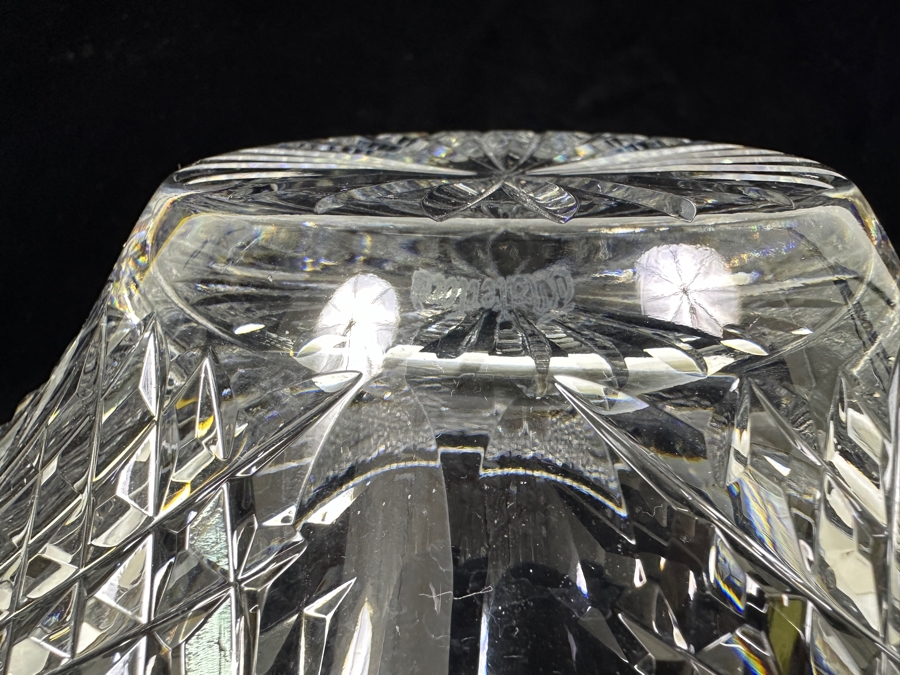 Waterford Crystal Lismore Diamond Centerpiece Bowl 12'W x 4.25'H [Photo 6]