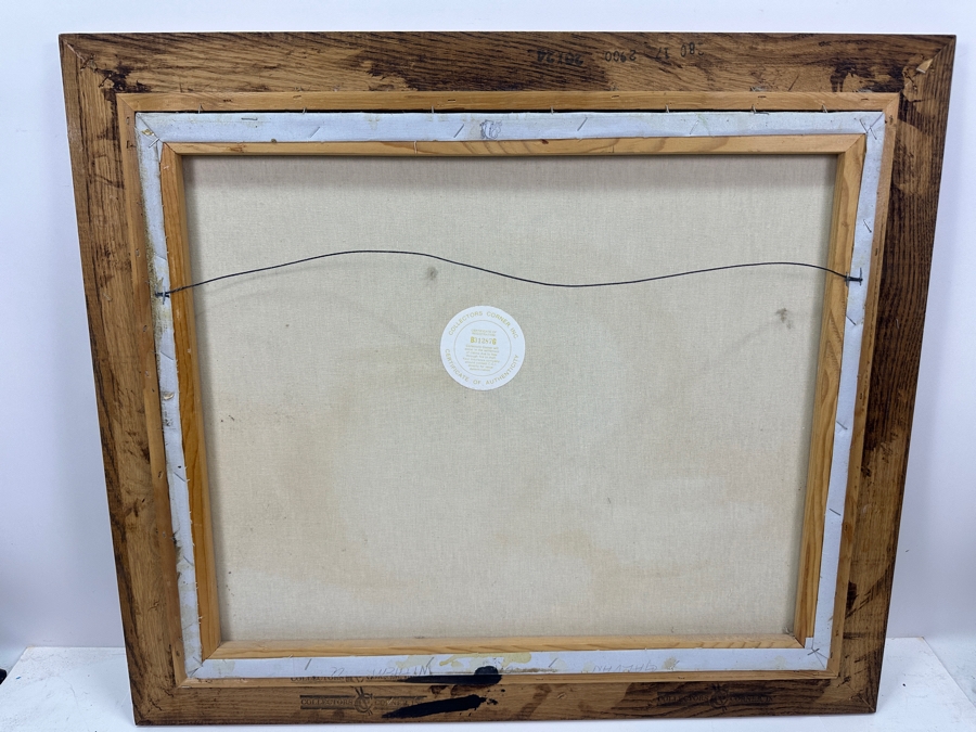 Just Added - Original Painting Of Native American Pottery Signed By The Artist Lower Right 24 X 20 Framed 29 X 25 [Photo 7]