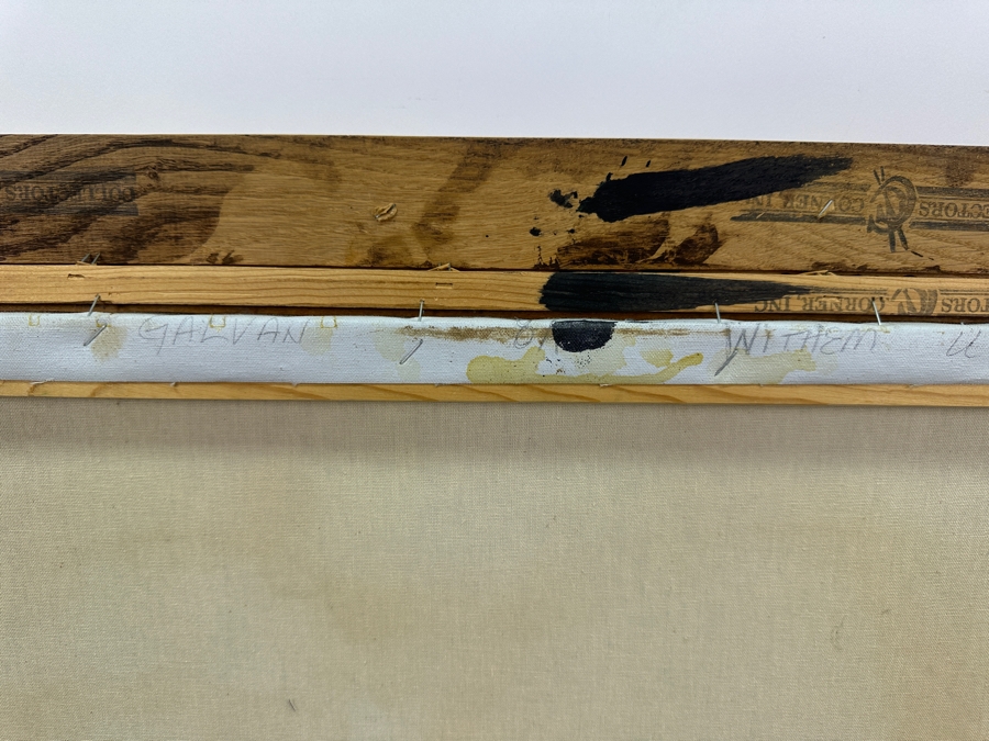 Just Added - Original Painting Of Native American Pottery Signed By The Artist Lower Right 24 X 20 Framed 29 X 25 [Photo 9]