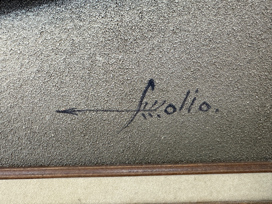 Just Added - Original Painting Of Native American Pottery Signed By The Artist Lower Right 24 X 20 Framed 29 X 25 [Photo 6]