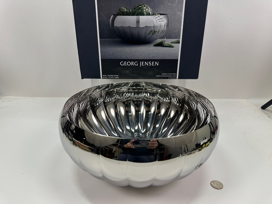 Georg Jensen Extra Large Legacy Bowl 13'W x 6'H [Photo 2]