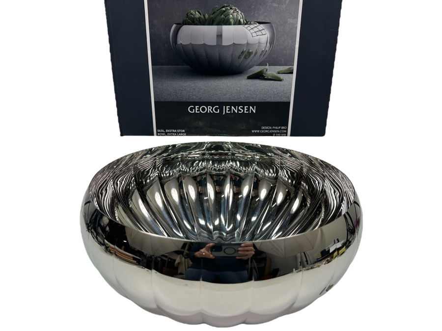 Georg Jensen Extra Large Legacy Bowl 13'W x 6'H