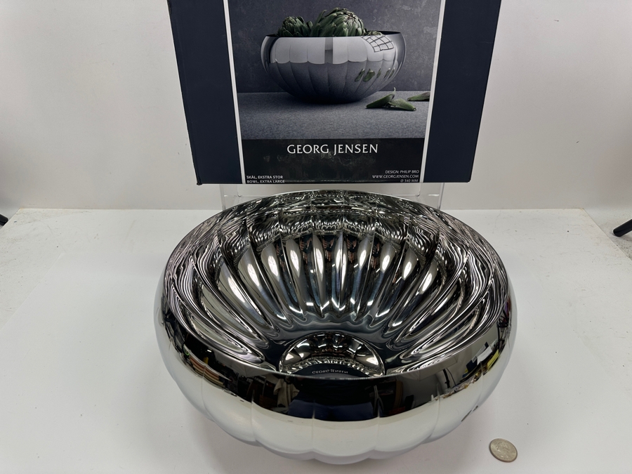 Georg Jensen Extra Large Legacy Bowl 13'W x 6'H [Photo 5]