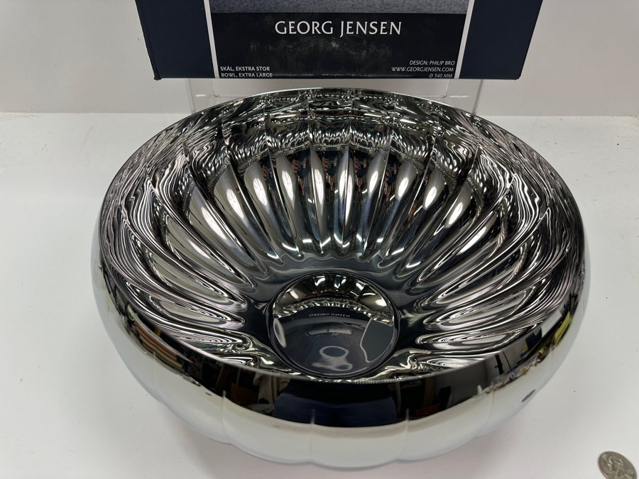 Georg Jensen Extra Large Legacy Bowl 13'W x 6'H [Photo 4]