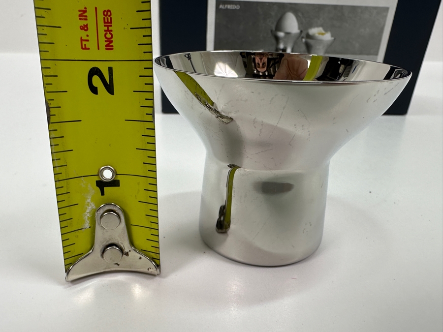 Georg Jensen Alfredo Stainless Steel Egg Cups 2'H [Photo 6]