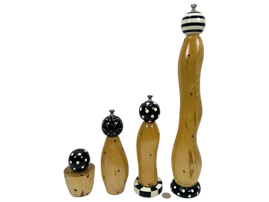 Vintage Robert Wilhelm Signed Salt and Pepper Shakers 5.5' - 18.5'H