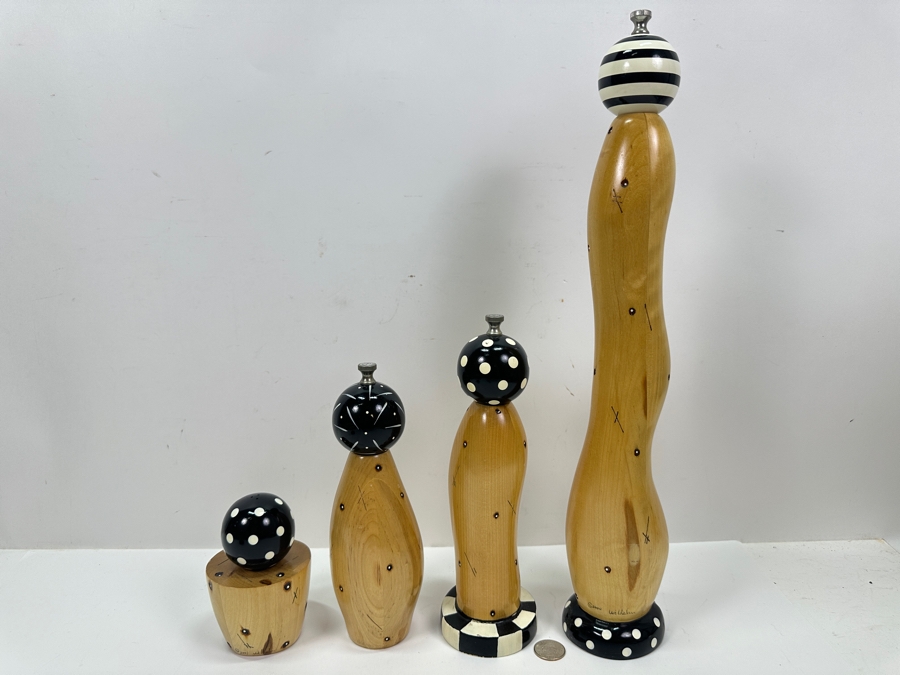 Vintage Robert Wilhelm Signed Salt and Pepper Shakers 5.5' - 18.5'H [Photo 2]
