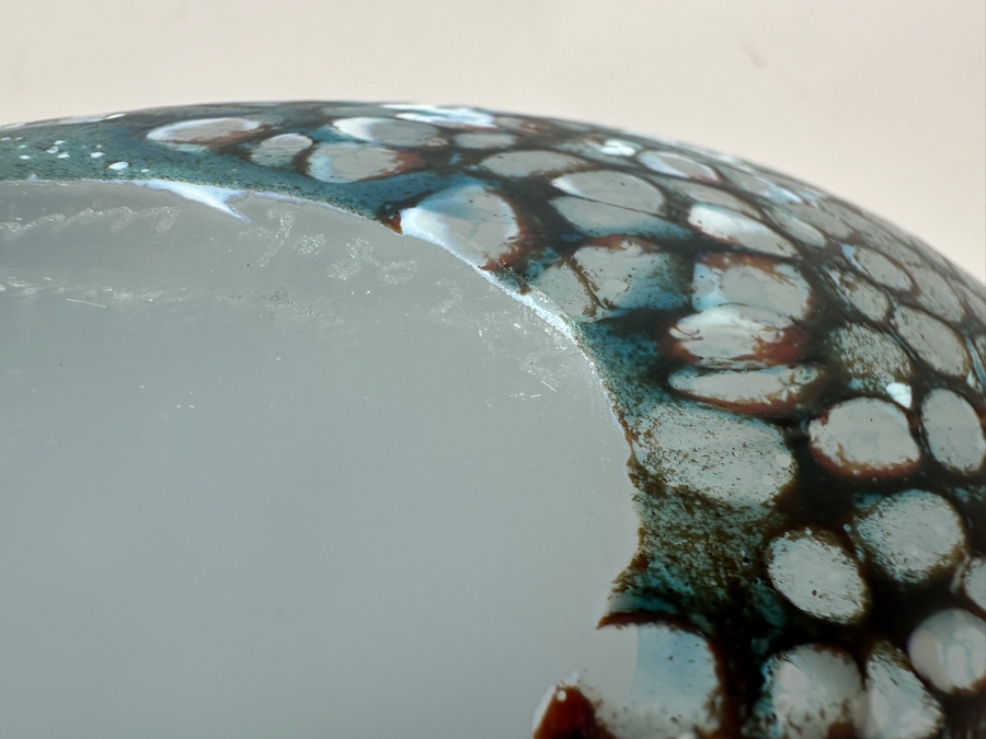 Kosta Boda Reef Art Glass Vase, Designed by Kjell Engman in 2002 10'W x 10.5'H [Photo 10]