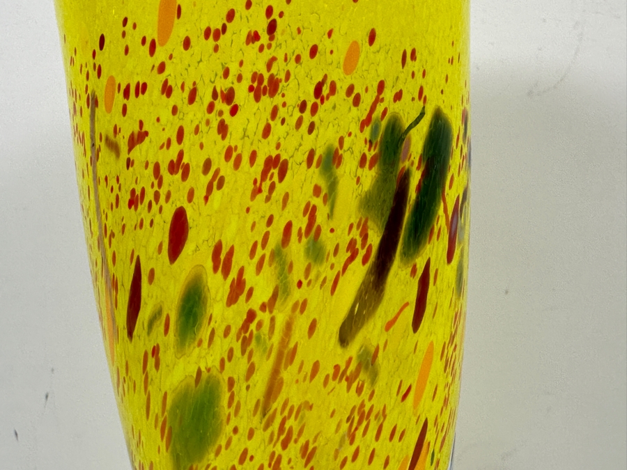 Kosta Boda Satellite Series Signed Art Glass Vase, Designed by Bertil Vallein in 1992 11.5'H [Photo 4]