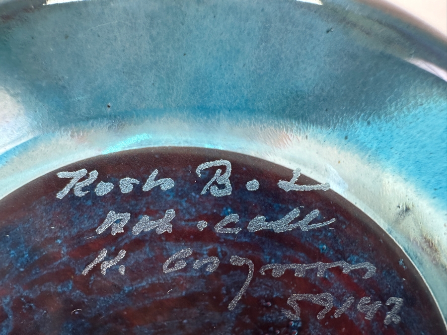 Kosta Boda Can Can Art Glass Bowl, Designed by Kjell Engman 12'W x 9.75'H [Photo 13]