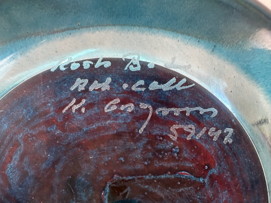 Kosta Boda Can Can Art Glass Bowl, Designed by Kjell Engman 12'W x 9.75'H [Photo 14]