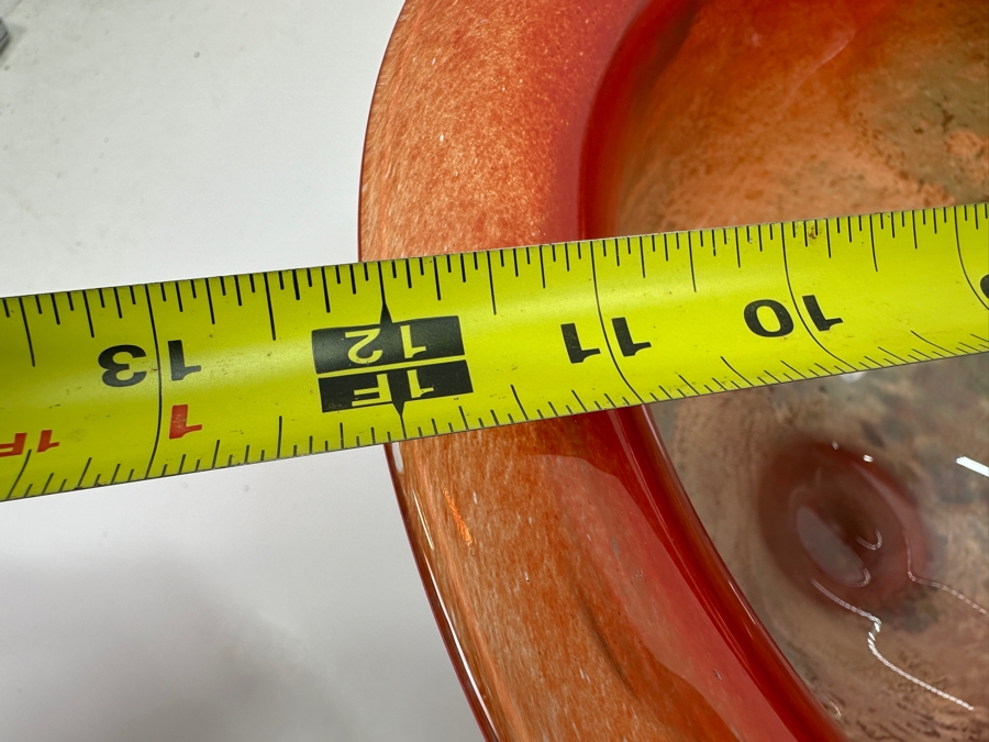 Kosta Boda Can Can Art Glass Bowl, Designed by Kjell Engman 12'W x 9.75'H [Photo 15]