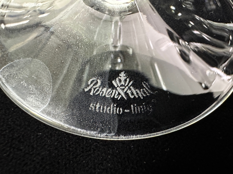 (6) Rosenthal Studio-Line Crystal Stemware Glasses Fuga Burgundy Wine 7 1/2H Replacements Value $335 [Photo 6]