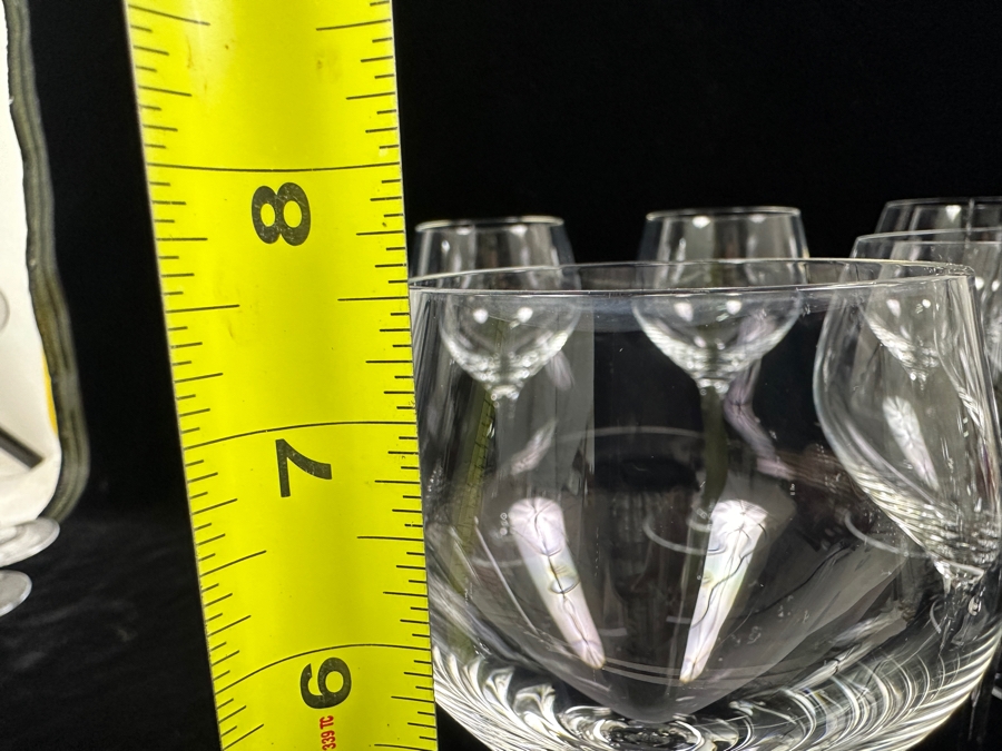 (6) Rosenthal Studio-Line Crystal Stemware Glasses Fuga Burgundy Wine 7 1/2H Replacements Value $335 [Photo 7]