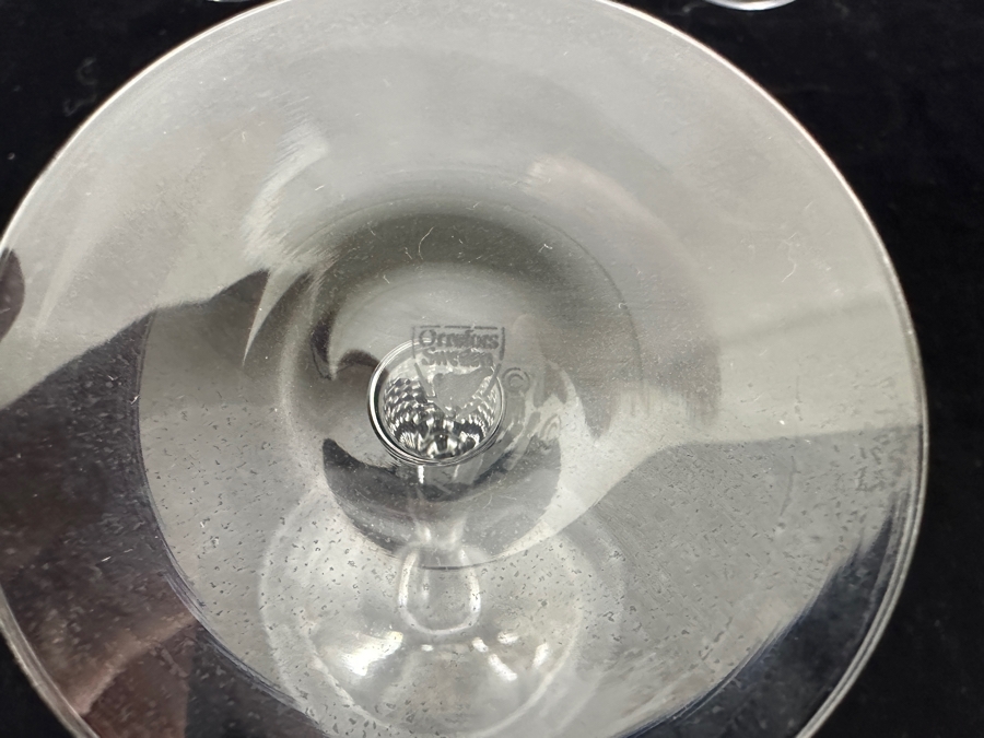 Just Added - (3) Orrefors Sweden Stemware Glasses 7 1/8H [Photo 4]