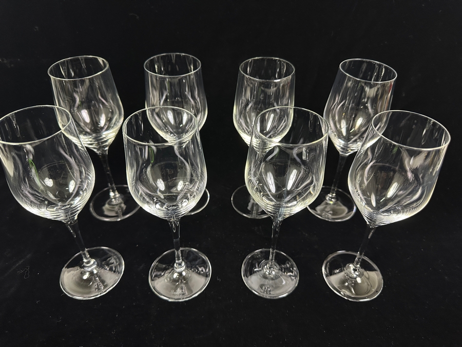 (8) Rosenthal Studio-Line Crystal Stemware Glasses Fuga White Wine 7 5/8H Replacements Value $447 [Photo 5]