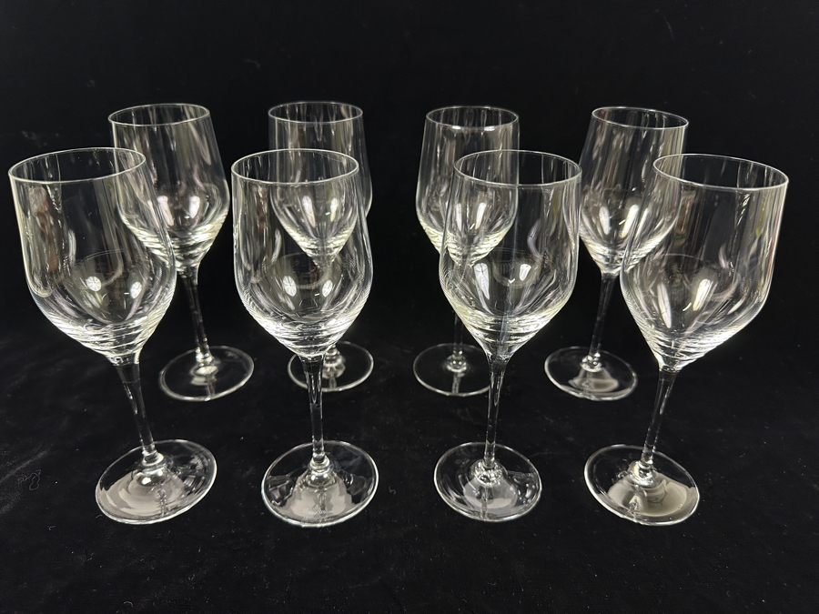(8) Rosenthal Studio-Line Crystal Stemware Glasses Fuga White Wine 7 5/8H Replacements Value $447 [Photo 4]