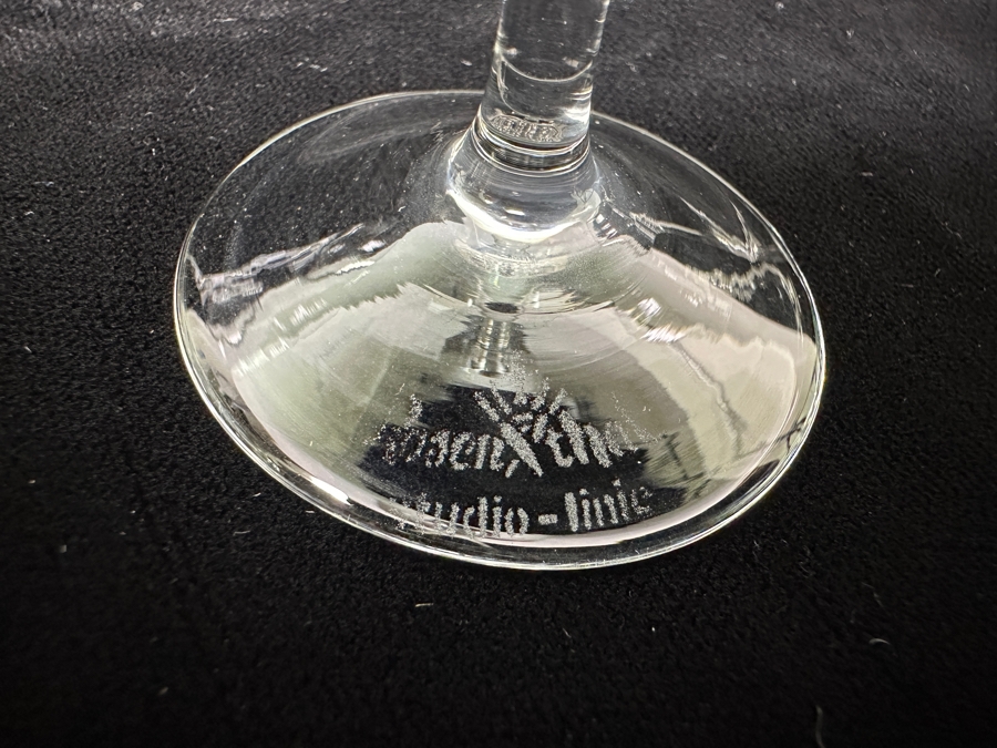 (3) Rosenthal Studio-Line Crystal Stemware Glasses Fuga Cordial Glasses 4 5/8H And (2) Rosenthal Whiskey Shot Glasses Replacements Value $117 [Photo 8]