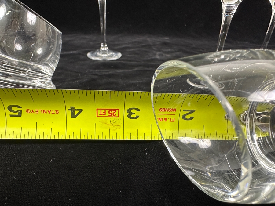 (3) Rosenthal Studio-Line Crystal Stemware Glasses Fuga Cordial Glasses 4 5/8H And (2) Rosenthal Whiskey Shot Glasses Replacements Value $117 [Photo 10]