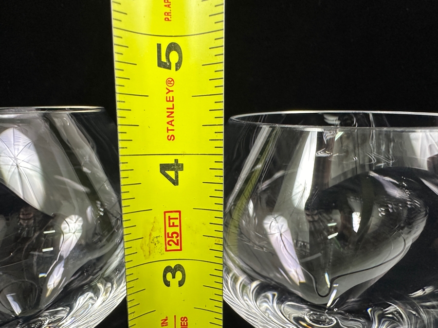 (4) Rosenthal Studio-Line Crystal Stemware Glasses Fuga Brandy Glasses 4 3/8H Replacements Value $119 [Photo 5]